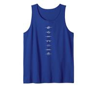 Naruto Shippuden Front Back Anti-Village Anime Tank Top, Men, Royal Blue, XX-Large