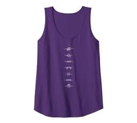 Naruto Shippuden Front Back Anti-Village Anime Tank Top, Women, Purple, X-Large