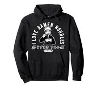 Naruto Shippuden I Love Ramen Noodles with Kanji Anime Pullover Hoodie