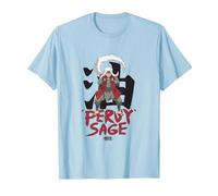 Naruto Shippuden Jiraiya Pervy Sage T-Shirt, Men, Baby Blue, X-Large