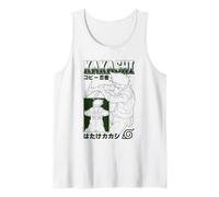 Naruto Shippuden Kakashi Green Character Outline Anime Tank Top