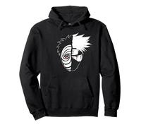 Naruto Shippuden Kakashi Tobi Split Face Pullover Hoodie