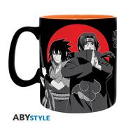 Naruto Shippuden Mug 460Ml Group Black & White Cardboard Ceramic Tazza ABYSTYLE