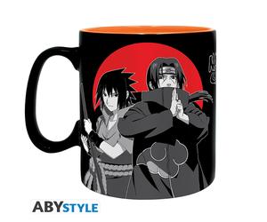 Naruto Shippuden Mug 460Ml Group Black & White Cardboard Ceramic Tazza ABYSTYLE