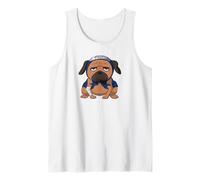 Naruto Shippuden Pakkun Ninja Hound Cute Dog Anime Tank Top