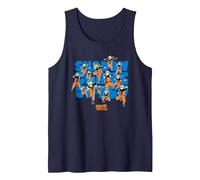 Naruto Shippuden Shadow Clone Jutsu Tank Top, Men, Navy Blue, XX-Large