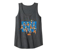 Naruto Shippuden Shadow Clone Jutsu Tank Top, Women, Dark Heather Grey, XX-Large