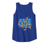 Naruto Shippuden Shadow Clone Jutsu Tank Top, Women, Royal Blue, XX-Large
