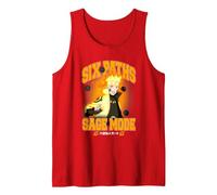 Naruto Shippuden Six Paths Sage Mode Tank Top, Men, Red, Medium