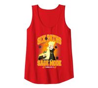 Naruto Shippuden Six Paths Sage Mode Tank Top, Women, Red, X-Large