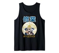 Naruto Shippuden Teamwork Group Portrait with Kanji Anime Tank Top