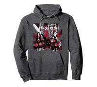 Naruto Shippuden The Akatsuki Pullover Hoodie, Adult Unisex, Dark Heather Grey, X-Large