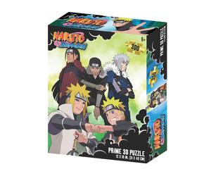 Naruto Shippuden - Warriors of The Hidden Leaf 300pc Prime 3D Puzzle