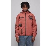 Naruto Shippuden Windbreaker red M