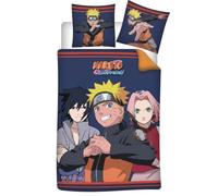 Naruto Single Duvet Cover 140x200 Cotton Official Manga Gift | Reversible bedding | Natural cotton breathable | Official manga licence | Teens | Gift idea | Machine washable