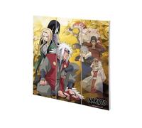 Naruto Tableau en Bois Fallen Leaves and Fallen Comrades