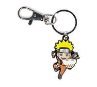 Naruto Uzumaki With Ramen Bowl Enamel Pendant Keychain Bracelet | Cute Anime Key Ring Accessories With Purse Charm for Handbag, Wallet, Phone | Toynk Exclusive