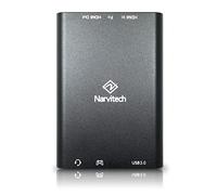 Narvitech NJ300, External Capture Card. 4K60 Passthrough, Stream and Record in 1080P60 with ultra-low latency on PS5, PS4, Xbox Series X/S, in OBS and more, on PC and Mac. Supports Party Chat capture.