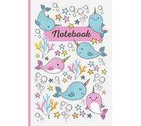 NARWAL - NARWHAL - NOT A UNICORN - Exercise Spelling Copy Book Journal Notebook Lined 6 x 9 in 100 pages: Ideal for kids teenagers girls for schoolwork or vocabulary or spelling practice.
