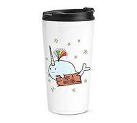 Narwhal Not A Unicorn Travel Mug Cup