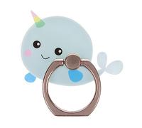 Narwhal Rainbow Whale Unicorn Phone Ring Holder Grip Finger 360 Mount Stand Mobile Universal Loop for All Smartphones