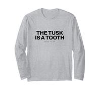 Narwhal - The Tusk is A Tooth - Arctic Animal Long Sleeve T-Shirt