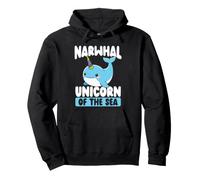 Narwhal Unicorn Of The Sea Pullover Hoodie