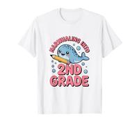 Narwhaling Into 2nd Grade Cute Narwhal Back to School T-Shirt
