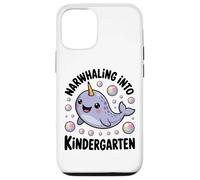 Narwhaling Into Kindergarten Cute Narwhal Bubbles Case for iPhone 12/12 Pro