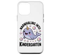 Narwhaling Into Kindergarten Cute Narwhal Bubbles Case for iPhone 12 mini
