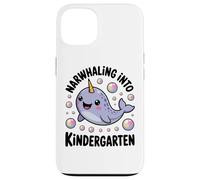 Narwhaling Into Kindergarten Cute Narwhal Bubbles Case for iPhone 13