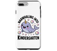 Narwhaling Into Kindergarten Cute Narwhal Bubbles Case for iPhone 7 Plus/8 Plus