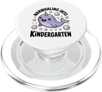 Narwhaling Into Kindergarten Cute Narwhal Bubbles PopSockets PopGrip for MagSafe