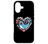 Narwhals Are My Valentine Cute Narwhal Valentines Day Case for iPhone 17
