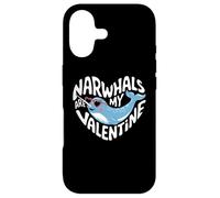 Narwhals Are My Valentine Cute Narwhal Valentines Day Case for iPhone 17