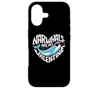 Narwhals Are My Valentine Cute Narwhal Valentines Day Case for iPhone 17