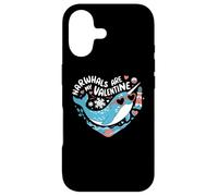 Narwhals Are My Valentine Cute Narwhal Valentines Day Case for iPhone 17