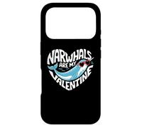 Narwhals Are My Valentine Cute Narwhal Valentines Day Case for iPhone 17 Pro
