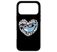 Narwhals Are My Valentine Cute Narwhal Valentines Day Case for iPhone 17 Pro Max