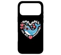 Narwhals Are My Valentine Cute Narwhal Valentines Day Case for iPhone 17 Pro Max