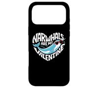 Narwhals Are My Valentine Cute Narwhal Valentines Day Case for iPhone 17 Pro Max