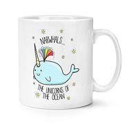 Narwhals The Unicorns of The Ocean 10oz Mug Cup