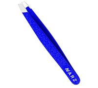 NARZ 4Pcs Professional Tweezer for Facial Hair Women & Men Stainless Steel Precision Tweezers for Ingrown Hair Tweezers for Men & Women (Shiny Blue)