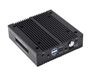 NAS All-in-One Mini Computer for Raspberry Pi Compute Module 4 (CM4 NOT Included) with Network Storage 2 x M.2 M Key Slots Dual Ethernet Ports 4G Network