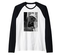 NAS American Rapper Illmatic by Andy Willsher Raglan Baseball Tee
