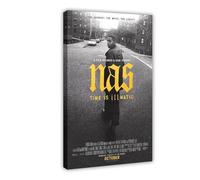 Nas Time Is Illmatic Movie Poster Canvas Poster Wall Art Decor Print Picture Paintings for Living Room Bedroom Decoration 16x24inch(40x60cm)