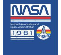 NASA 1981 Unisex T-Shirt - Blue - M - Blue