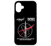 NASA Apollo 11 Mission Saturn V Rocket Worm Logo Case for iPhone 16 Plus