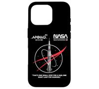 NASA Apollo 11 Mission Saturn V Rocket Worm Logo Case for iPhone 16 Pro