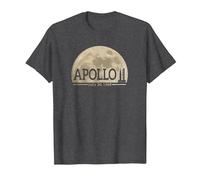 NASA Apollo 11 Moon T-Shirt T-Shirt, Men, Dark Heather Grey, XX-Large